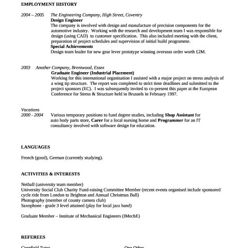 Download 2 Pages Resume Format for Job - CV Resume Builder