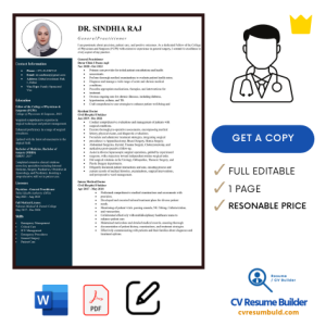 General Practitioner CV